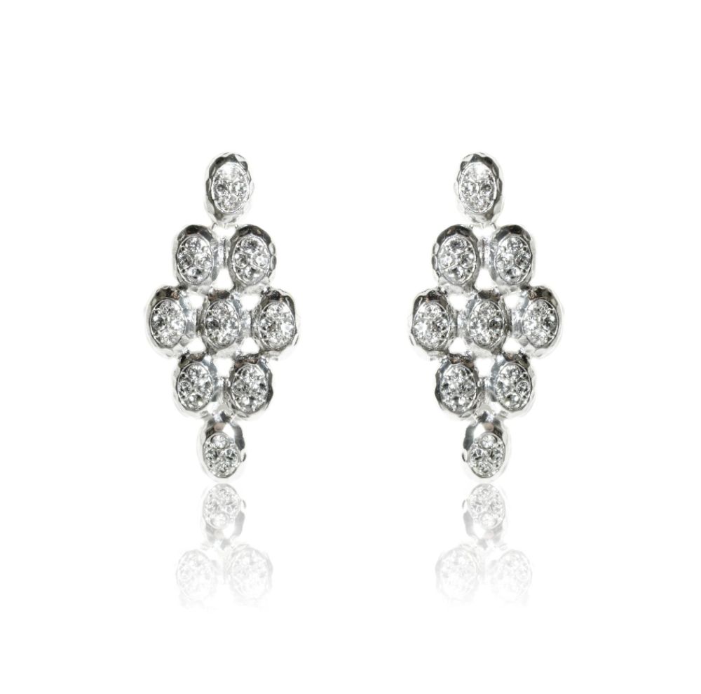 Trifari Chandelier Crystal Earrings Silver at Sears.com
