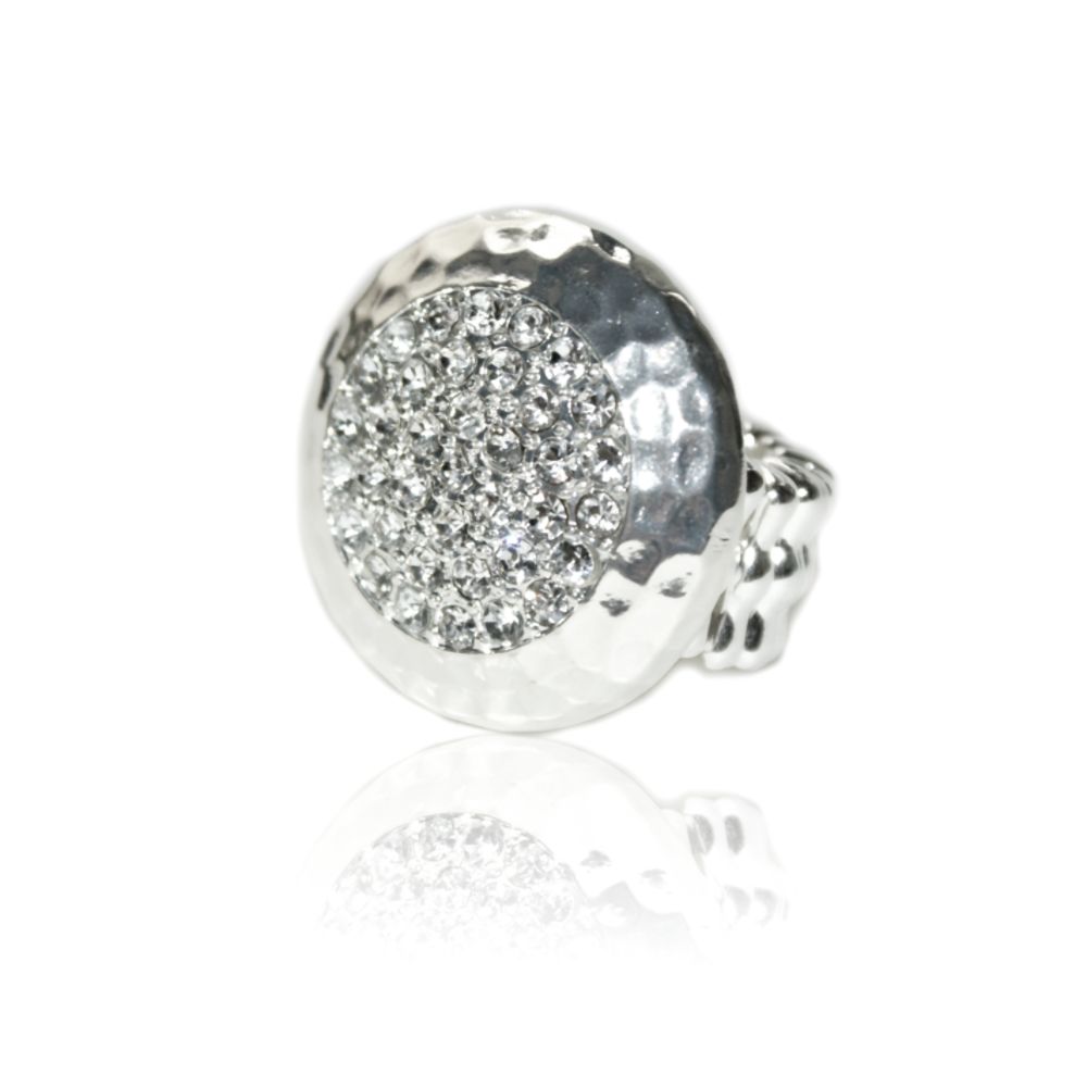 Trifari Crystal Ring Silver at Sears.com