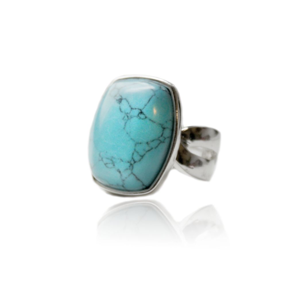 Trifari Turquoise Studded Hoops Silver at Sears.com