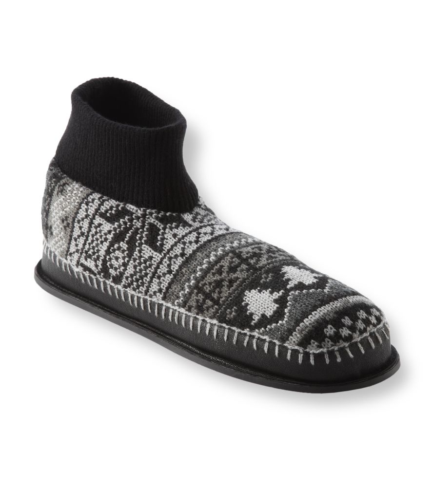 MUK LUKS® Cullen Retro Nordic Ankle Slipper - Black/Grey at Kmart.com