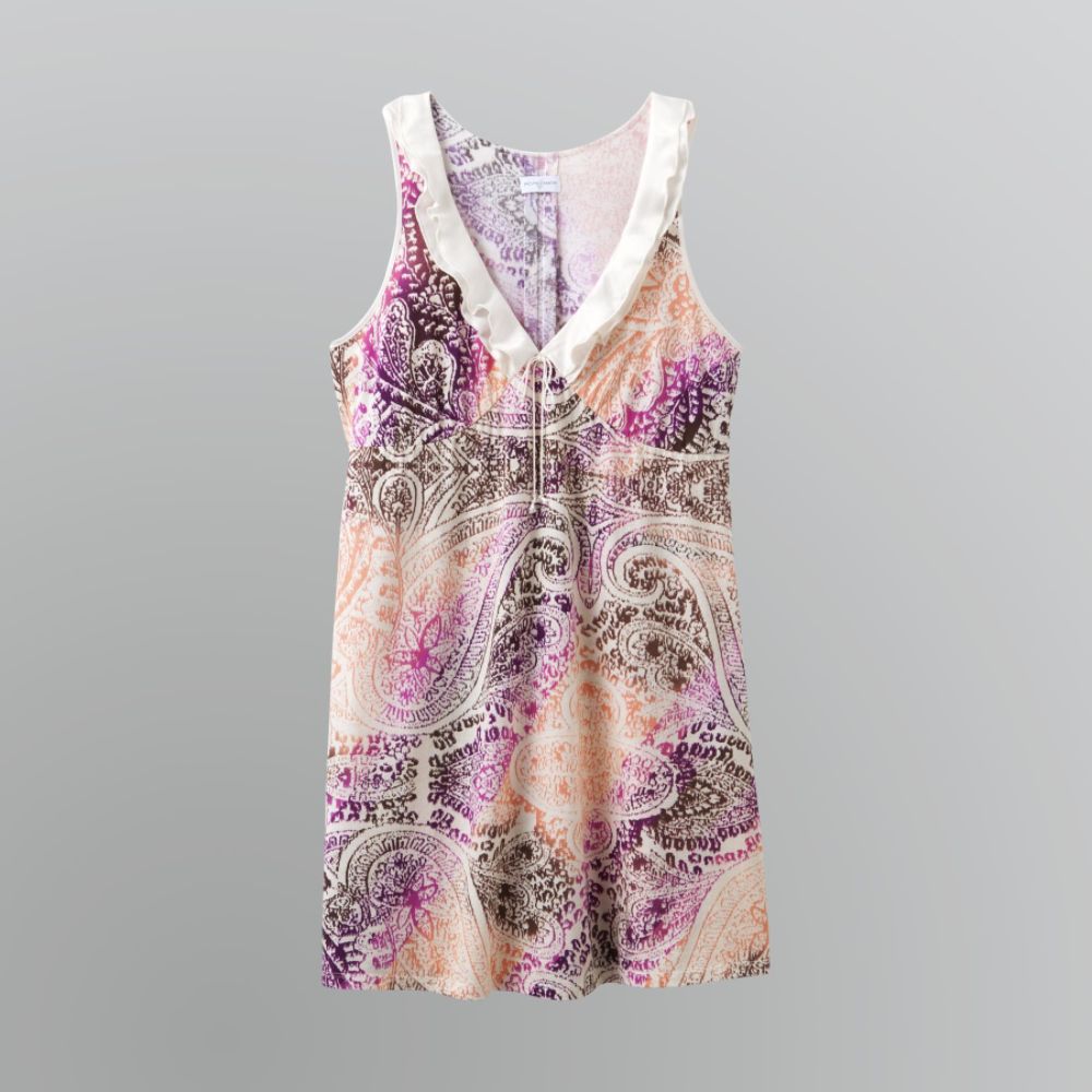 Jaclyn Smith Women's Ruffled Trim Night Gown at Kmart.com