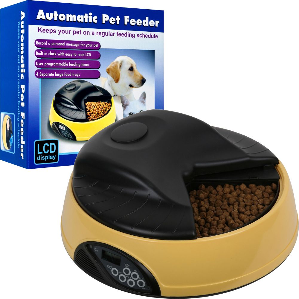 PAW 4 Meal Automatic LCD Pet Feeder with Voice Recorder at Kmart.com