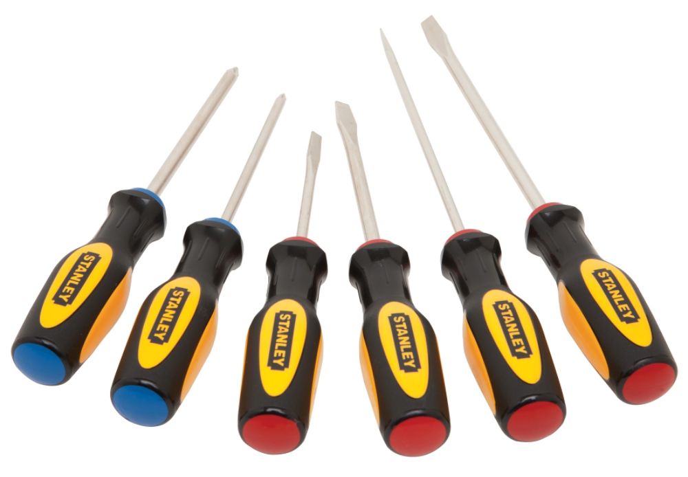 Stanley 6 Piece Standard Fluted Screwdriver Set at Kmart.com