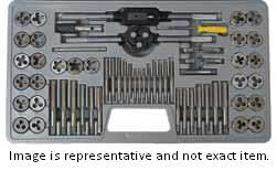 93-16140 40 Pc High Speed Steel Tap and Die set