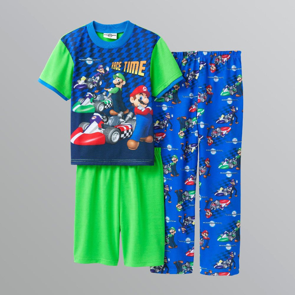 Mario Boy's Three-Piece Pajama Set