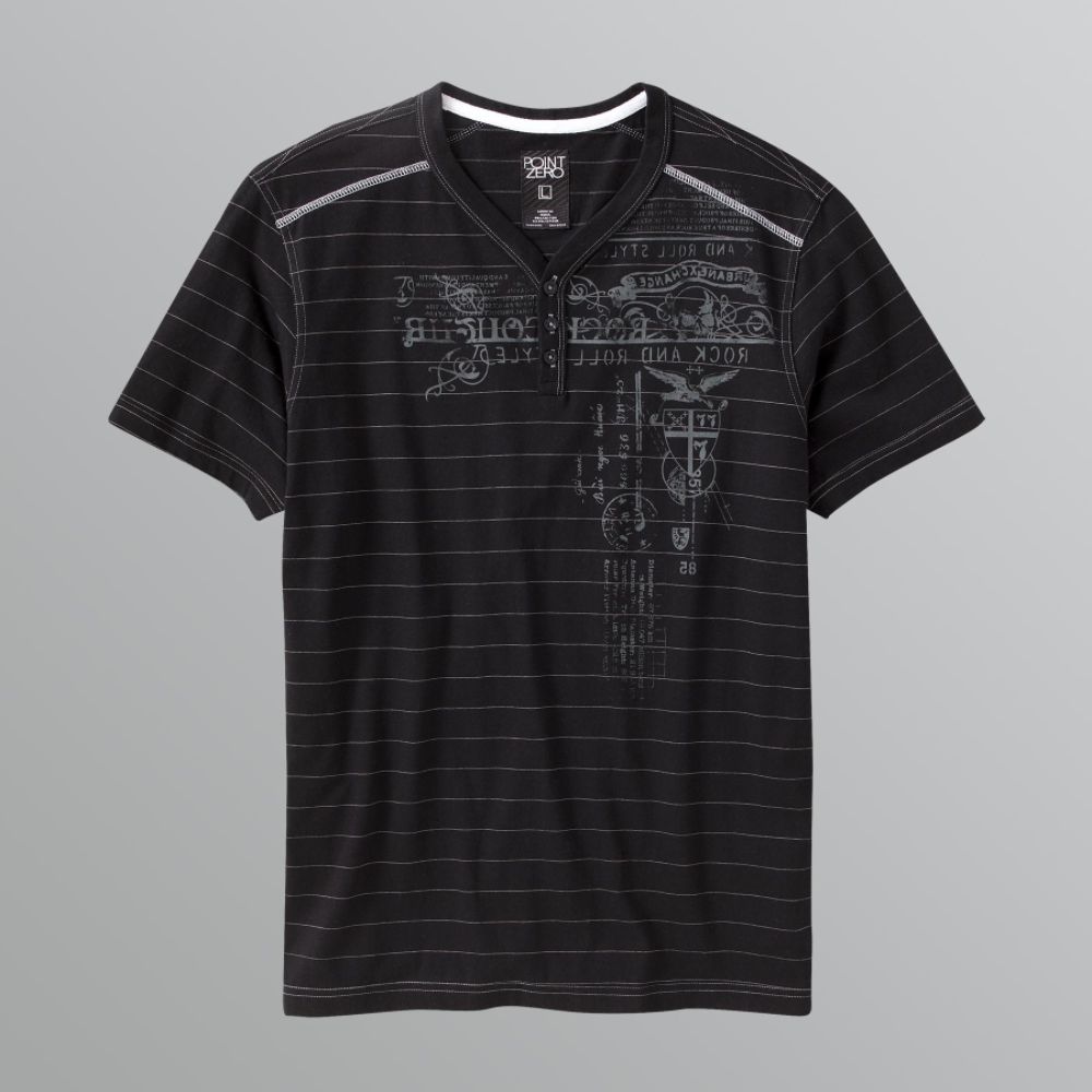 Point Zero Young Men's Military-Style Henley Shirt at Sears.com