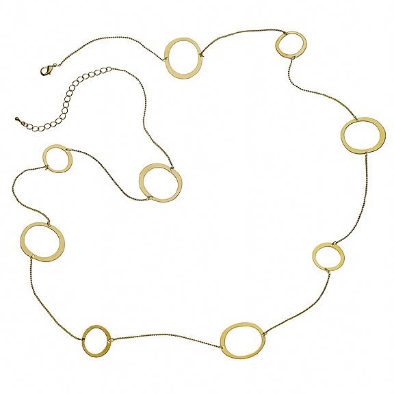 Attention Chain With Oval Links Gold/Silver at Kmart.com