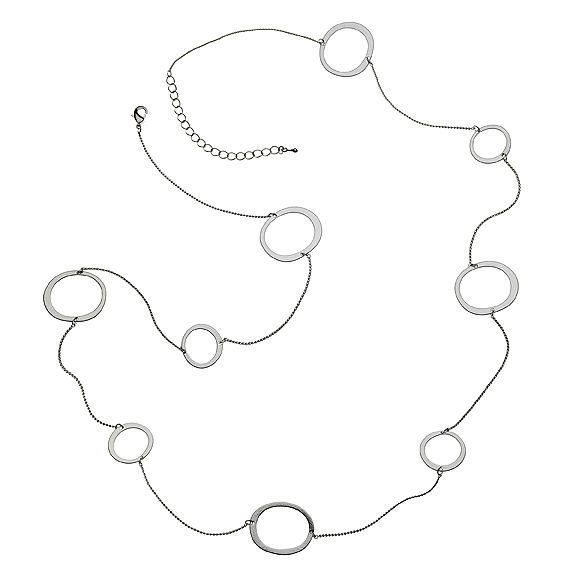 Attention Chain With Oval Links Silver at Kmart.com