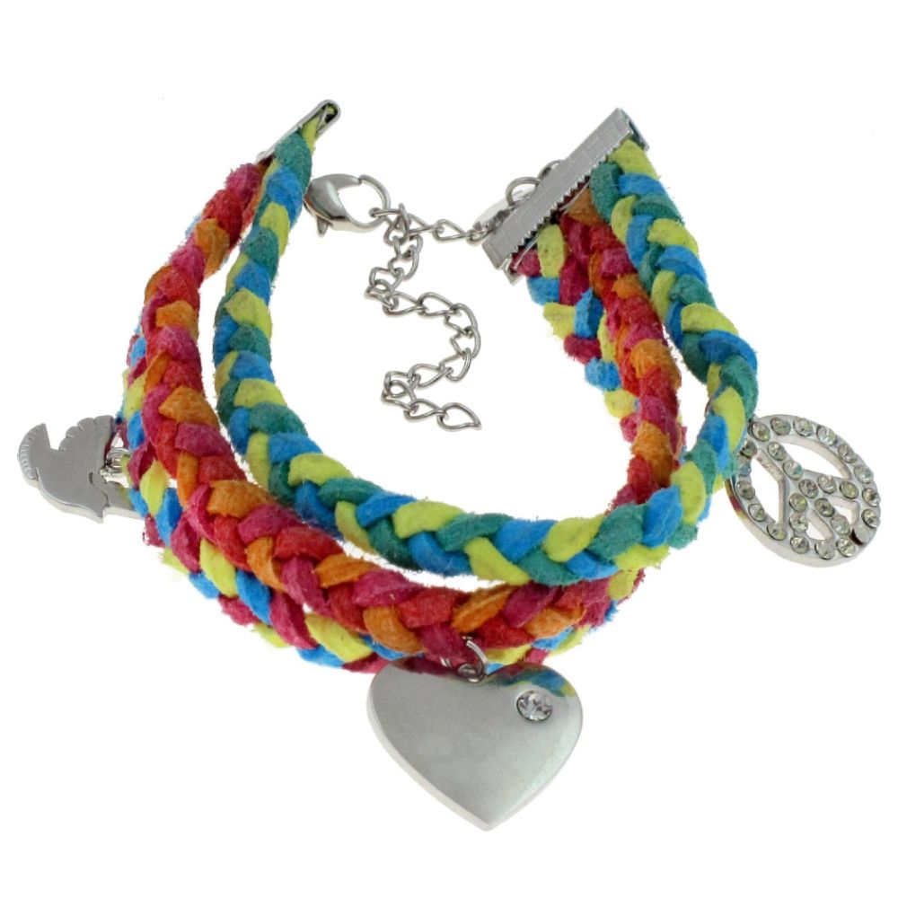 Dream Out Loud by Selena Gomez Three Charms Bracelet Braided Multicolored at Kmart.com