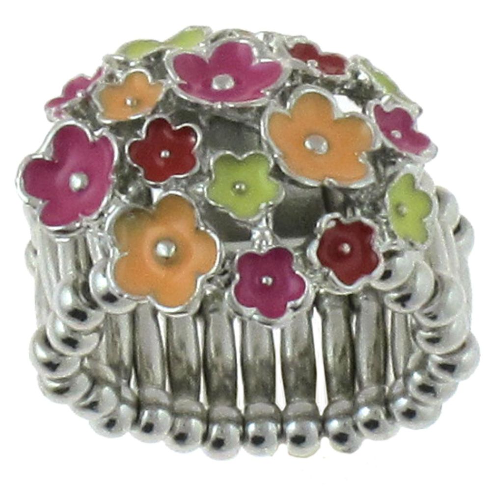 Dream Out Loud by Selena Gomez Stretch Ring Daisy Dome Silver Multicolored at Kmart.com