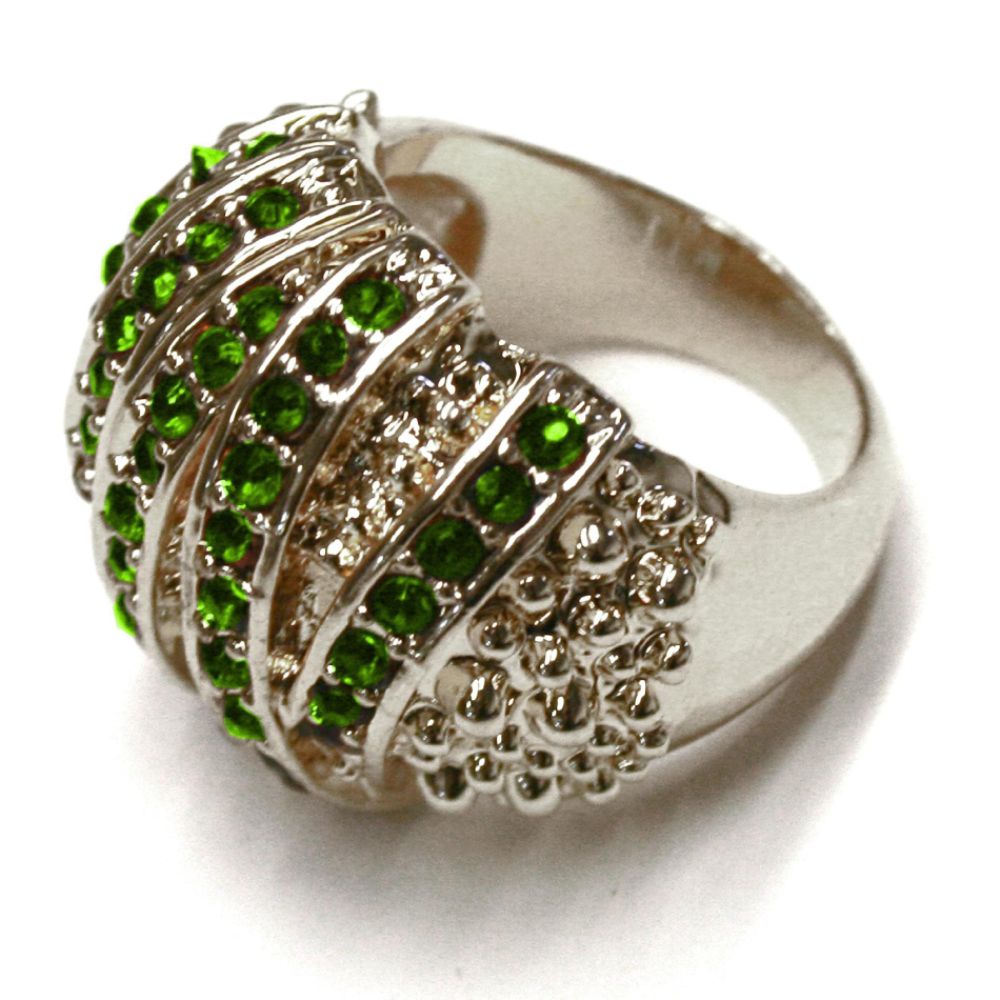 Sofia by Sofia Vergara Dome Ring Gems Encrusted Gold Finish at Kmart.com