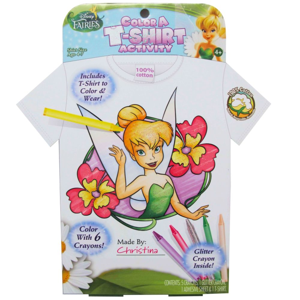 Disney Fairies Color a T-Shirt Activity - Tinkerbell at Kmart.com