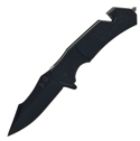 Black Venom Stainless Steel Spring Assist Knife
