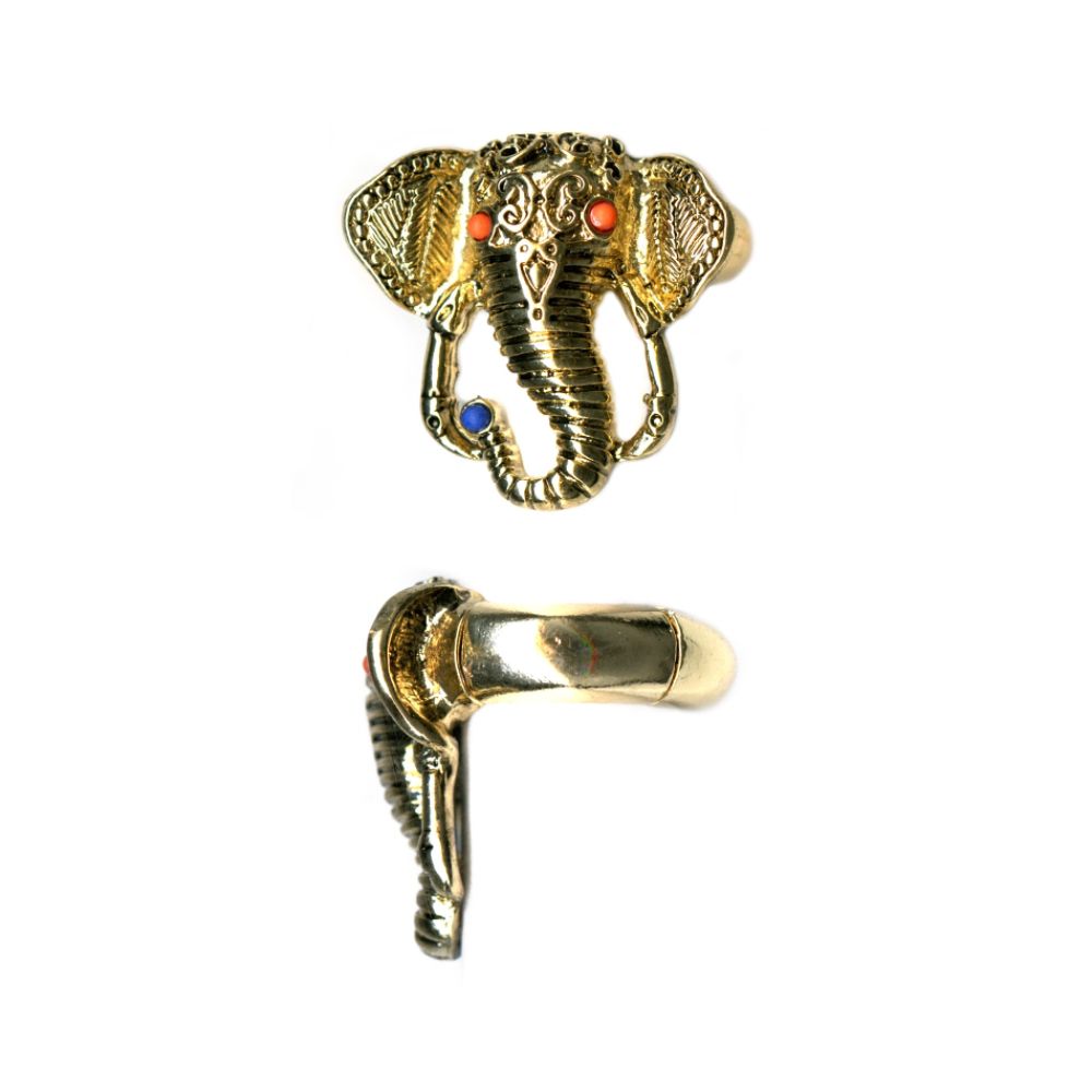 Bongo Textured Elephant Ring Golden at Kmart.com