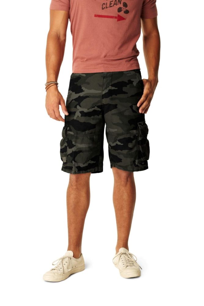 Signature by Levi Strauss & Co. Mens Cargo Shorts Charcoal Camo at Kmart.com