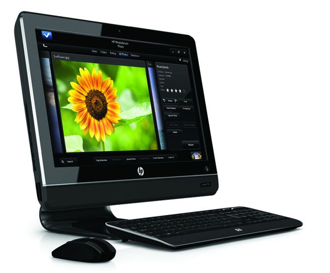 Hewlett Packard HP Touchsmart 310-1037 Athlon II X2 2.8Ghz 4GB 1TB DVD+/-RW with 20" LCD - Recertified