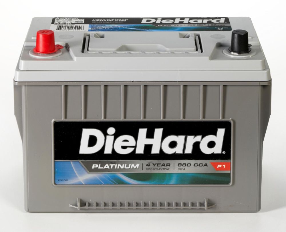 DieHard Platinum Automotive Battery - Group Size 34 (Price with Exchange)