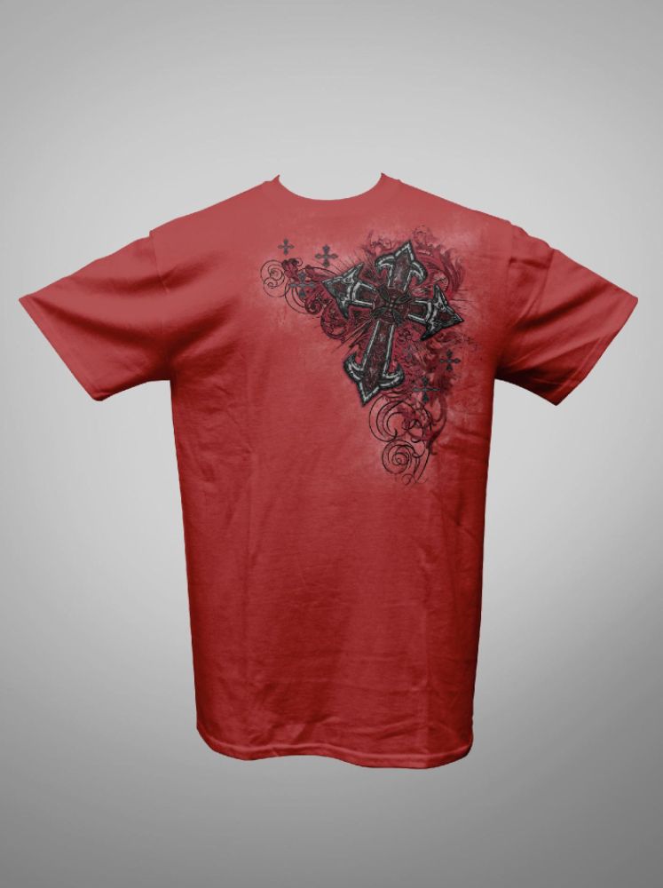Men's Short Sleeve Tee Shirt Cardinal at Kmart.com
