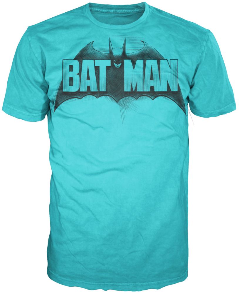 Warner Bros. Men's Short Sleeve Tee Shirt Batman Turquoise at Kmart.com