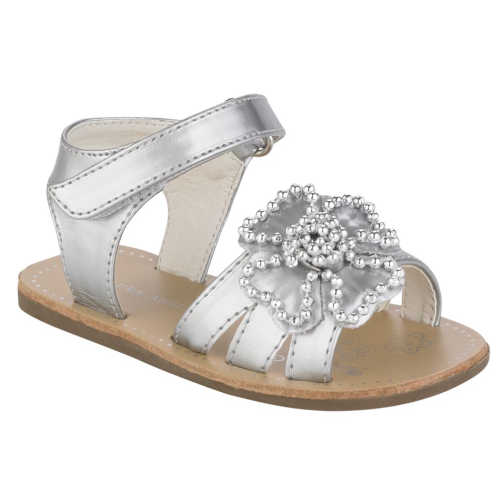 Laura Ashley Baby Girl's LA20319 Sandal - White at Sears.com