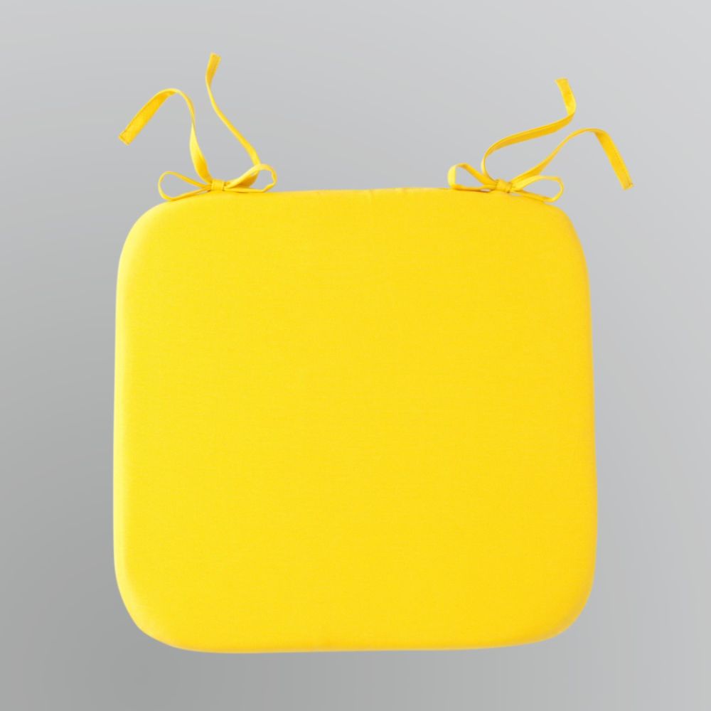 Essential Home Indoor/ Outdoor Chair Pad - Yellow