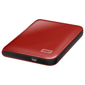 Western Digital 320GB My Passport Essential USB 2.0 Portable Hard Drive Red - Refurbished