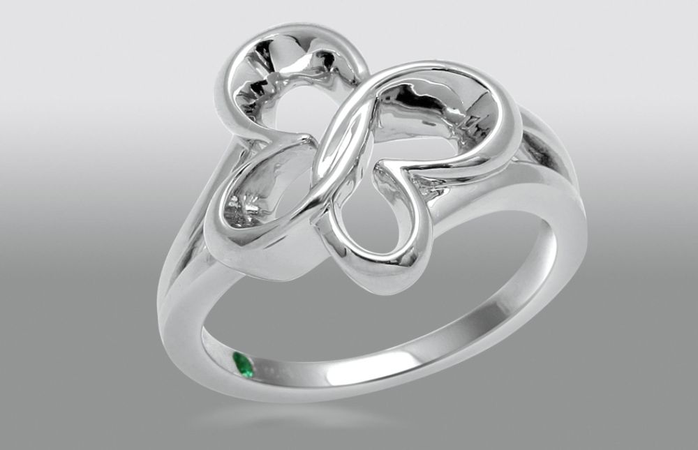 True Harmony Ladies Sterling Silver Butterfly