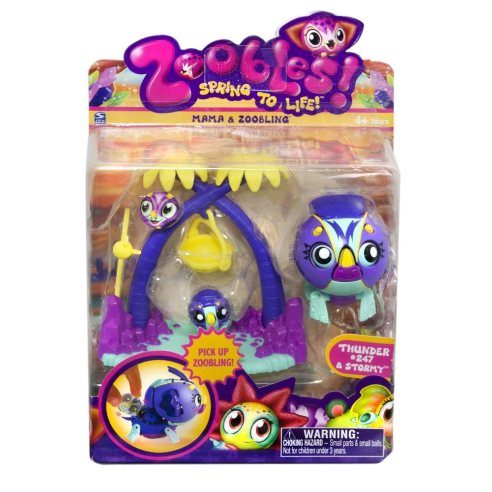 Zoobles! Mamas and Zooblings - Triceratops and Baby (Purple) at Kmart.com