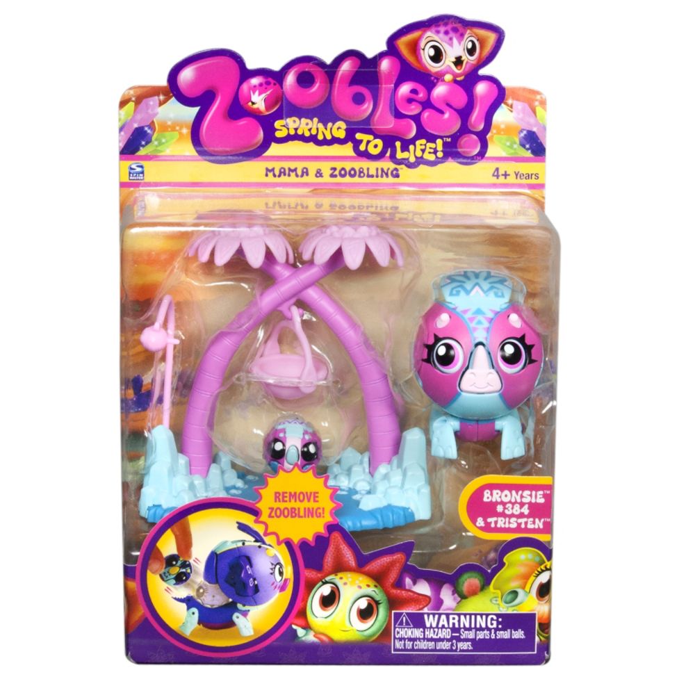 Zoobles! Mamas and Zooblings - Triceratops and Baby (Pink) at Kmart.com