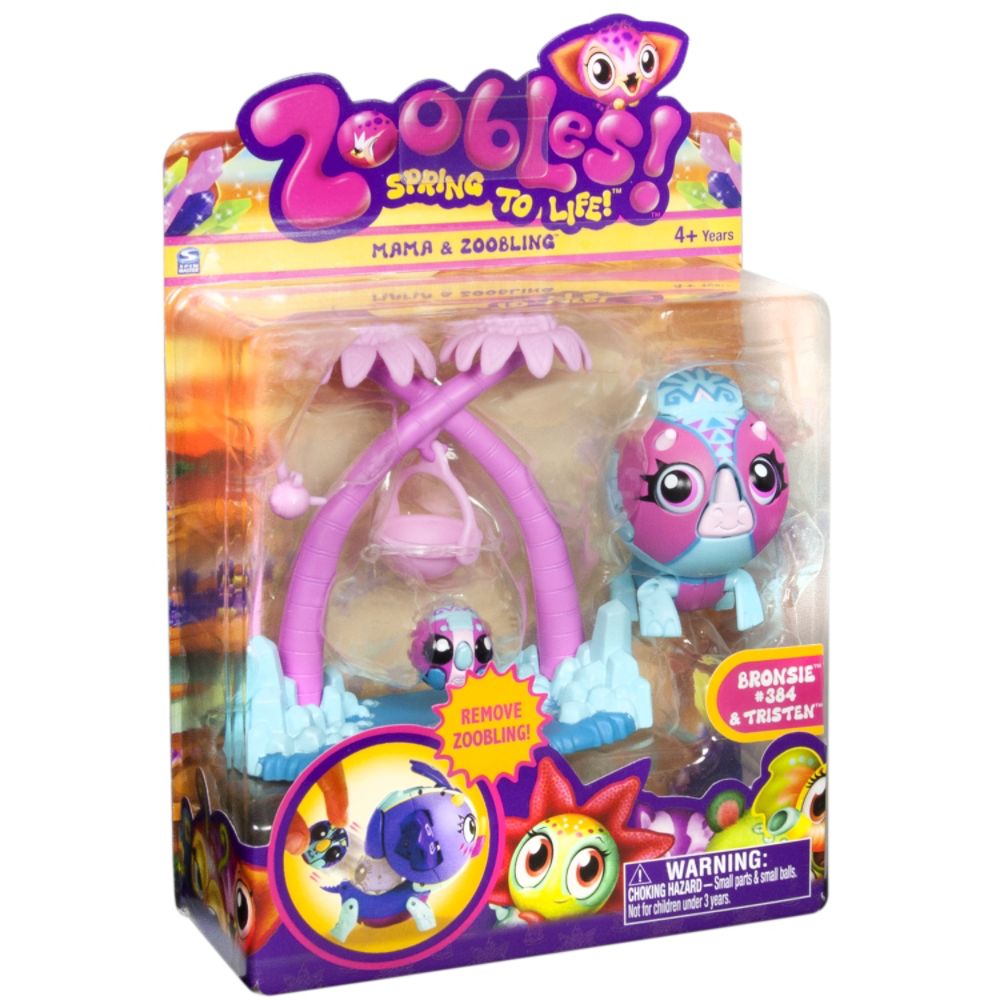 Zoobles! Mamas and Zooblings - Triceratops and Baby (Pink) at Kmart.com