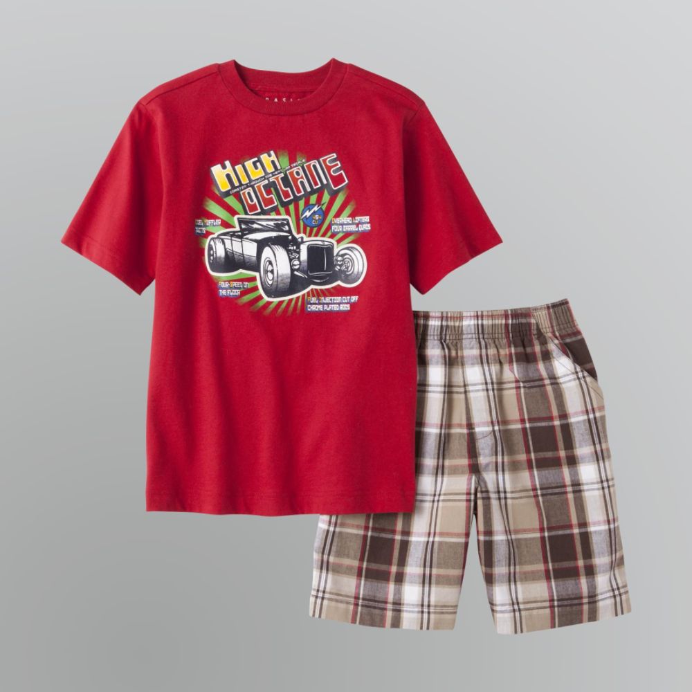 Basic Editions Boy's High Octane T-Shirt and Shorts Set at Kmart.com