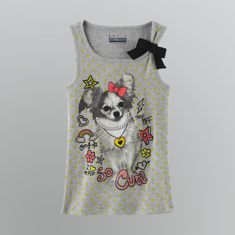 Basic Editions Girls Ribbed Tank Top at Kmart.com