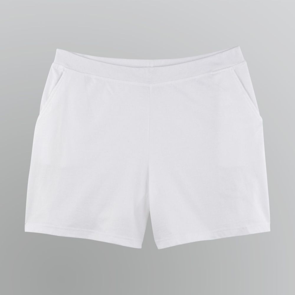 Basic Editions Women's Plus Jersey Knit Shorts at Kmart.com