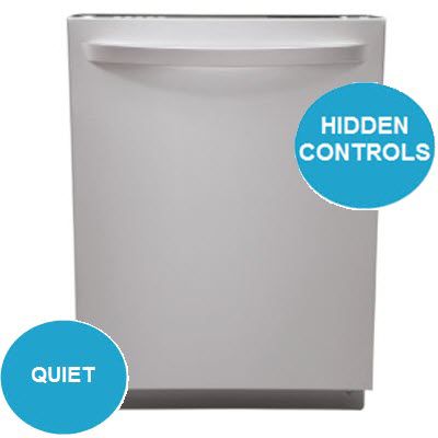 LG 24" Built-In Dishwasher w/Hidden Controls - Stainless Steel