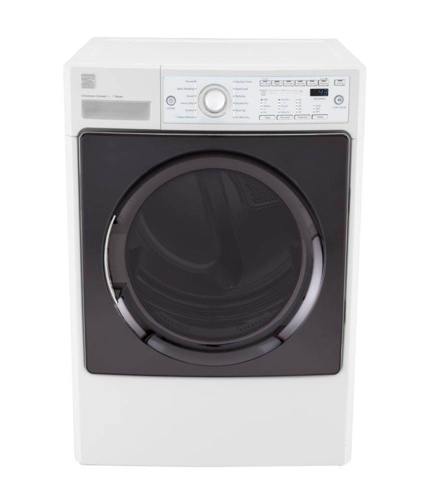 Kenmore Elite 7.3 cu. ft. Gas Steam Dryer - White at Sears.com