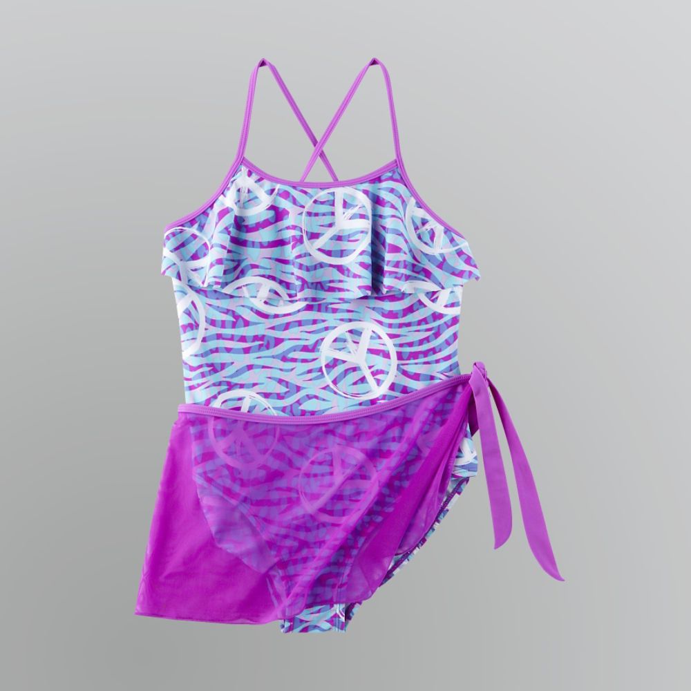Joe Boxer Girl's Plus Peace Swimsuit and Cover-Up at Kmart.com