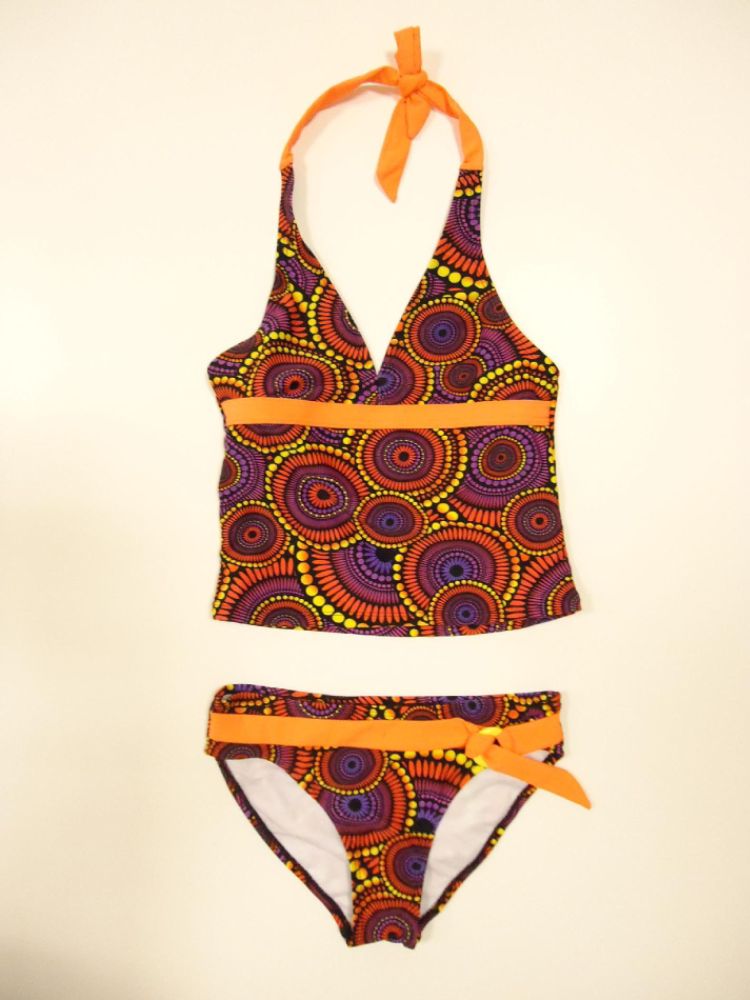 Breaking Waves Girl's Indian Summer Tankini Set at Kmart.com