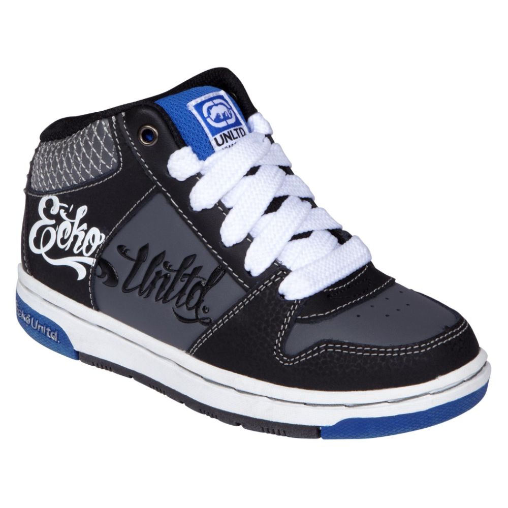 Marc Ecko Boy's Footy Athletic Shoe - Grey/Blue