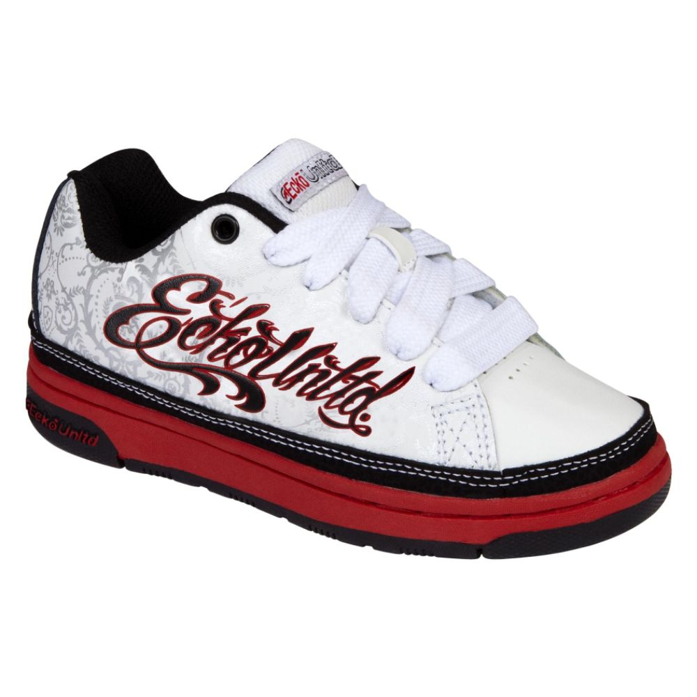 Marc Ecko Boy's Expel Athletic Shoe - White/Red
