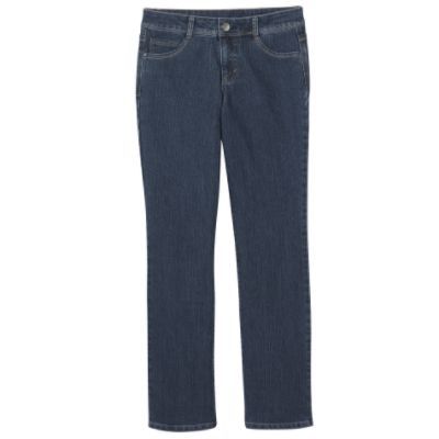 Basic Editions Women's Straight Cut Jeans