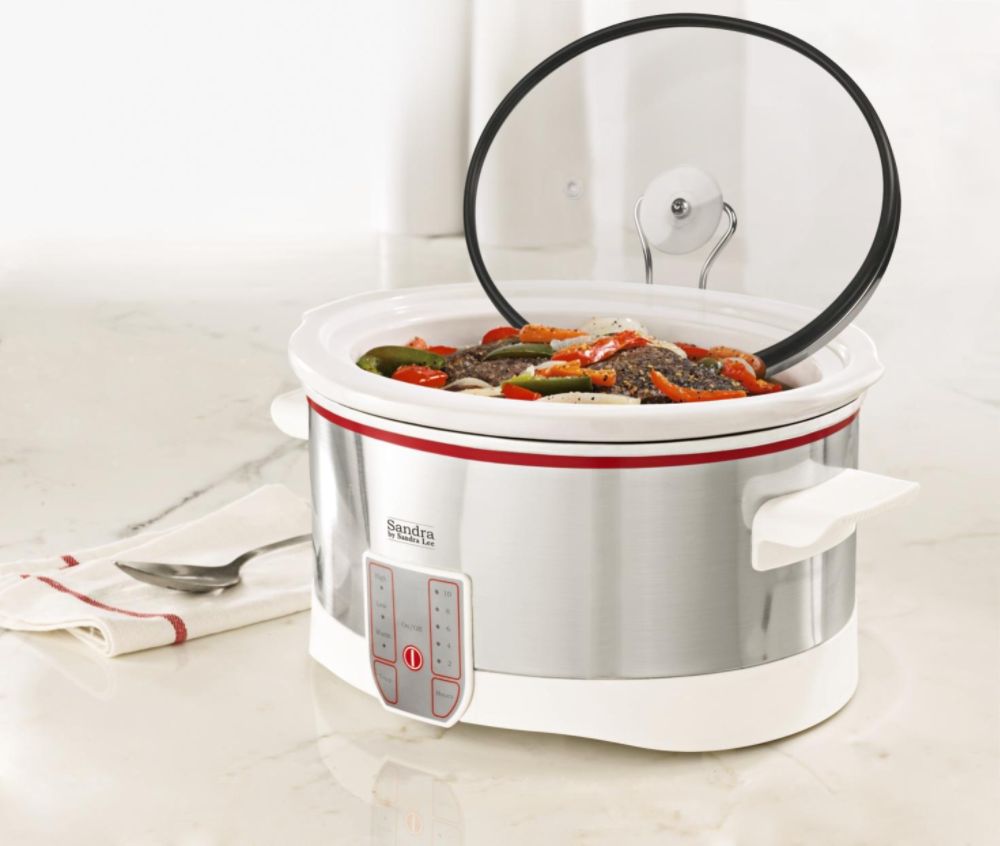 Sandra by Sandra Lee 6qt Programmable Slow Cooker at Kmart.com