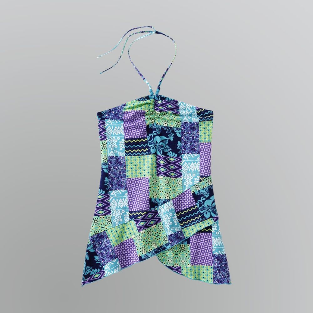 Route 66 Girl's Patchwork Print Halter Tank Top at Kmart.com