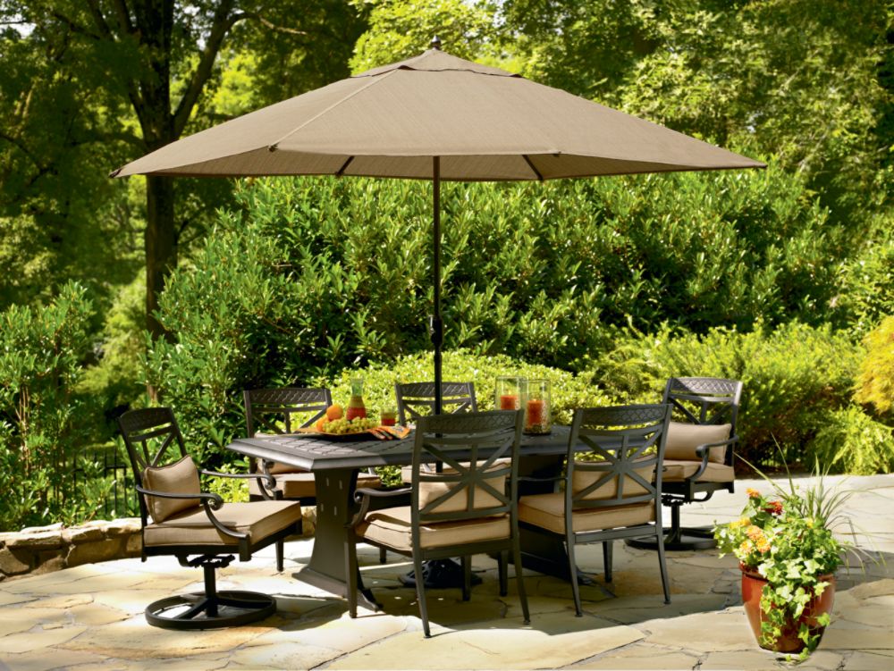 Simply Outdoors Hazelfern Rectangle Umbrella at Sears.com