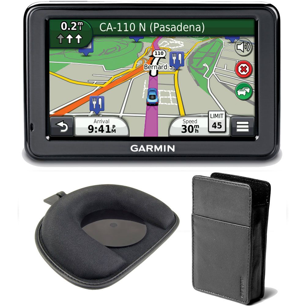 Garmin NUVI2495LMT KIT 4.3 In. GPS with Lifetime Maps and Traffic Updates, Weighted Friction Dash Mount and Carrying Case at Kmart.com