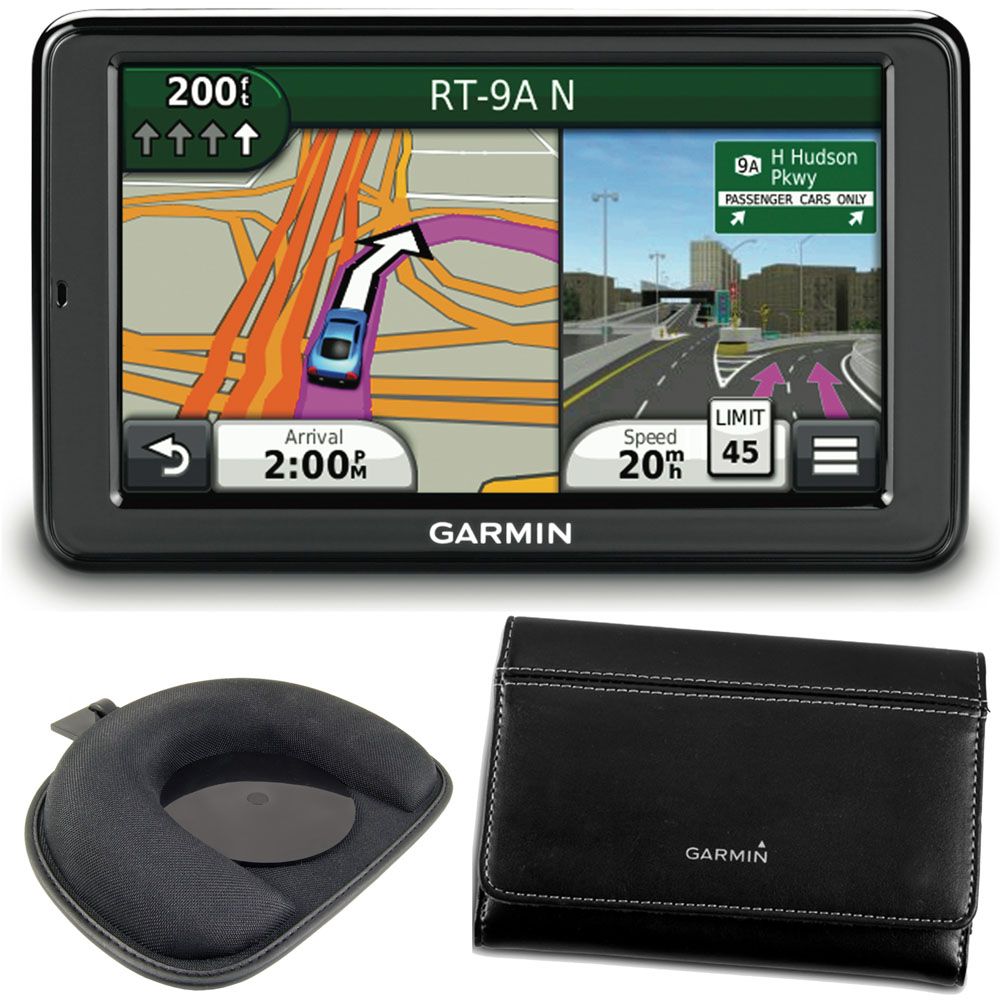 Garmin NUVI2595LMT KIT 5.0 In. GPS with Lifetime Maps and Traffic Updates, Friction Dash Mount, and Carrying Case at Kmart.com