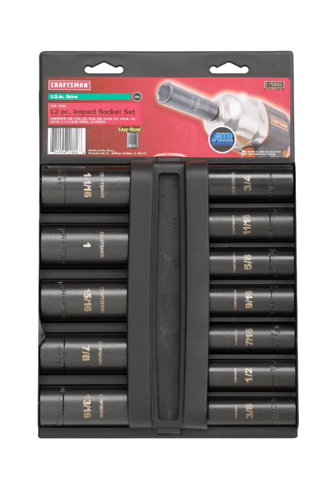 Craftsman 12-PC IMPACT SOCKET SET at Sears.com