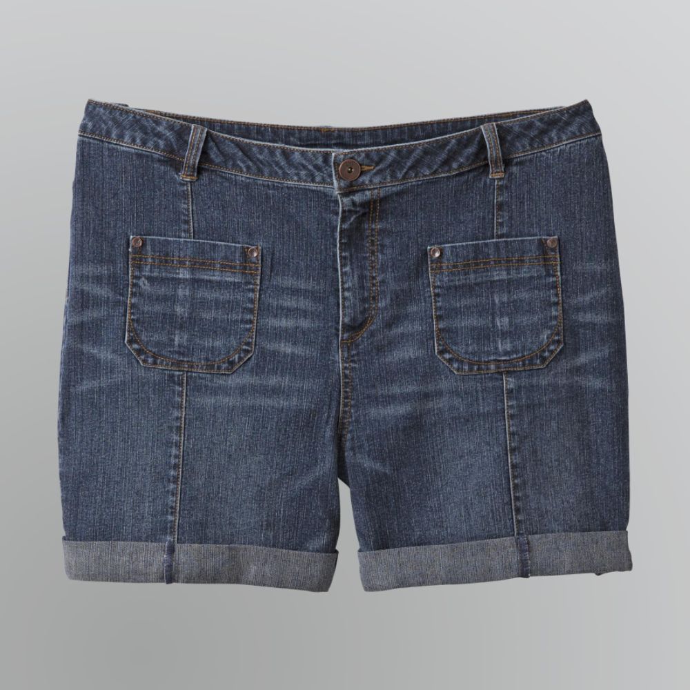 Love Your Style, Love Your Size Women's Plus Rolled Cuff Denim Shorts at Kmart.com