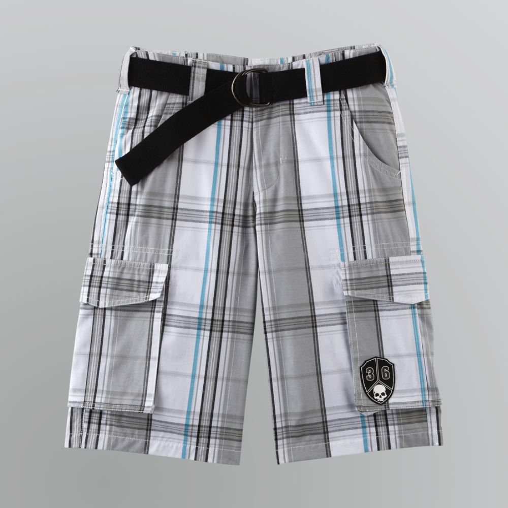 NSS Boy's Belted Plaid Cargo Shorts at Sears.com