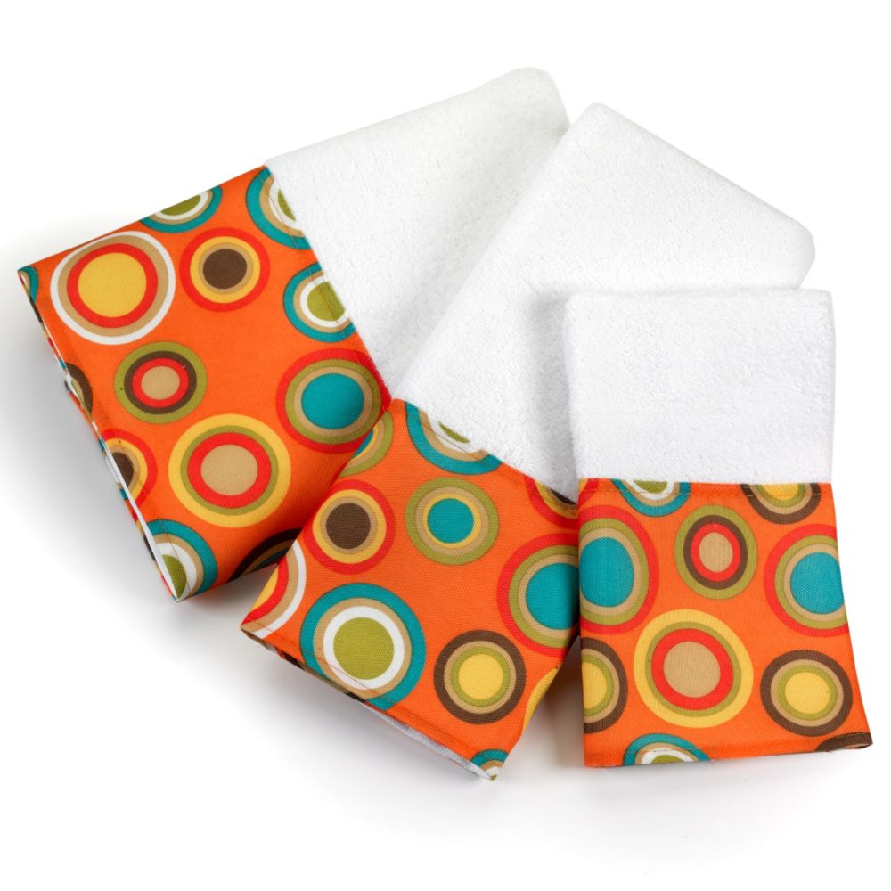 Popular Bath Products HANNA ''ORANGE'' 3 PC