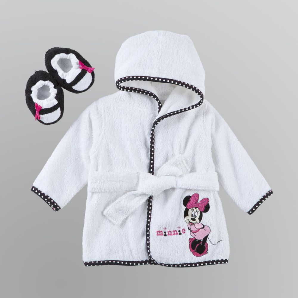 Disney Minnie Mouse Infant Terry Robe with Slippers at Sears.com